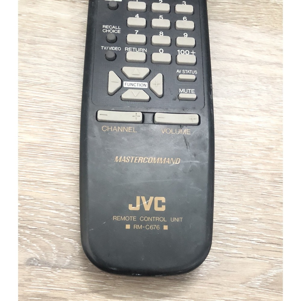 JVC RM-C676 TV Remote Control AV-27BM5 - Picture 2 of 4